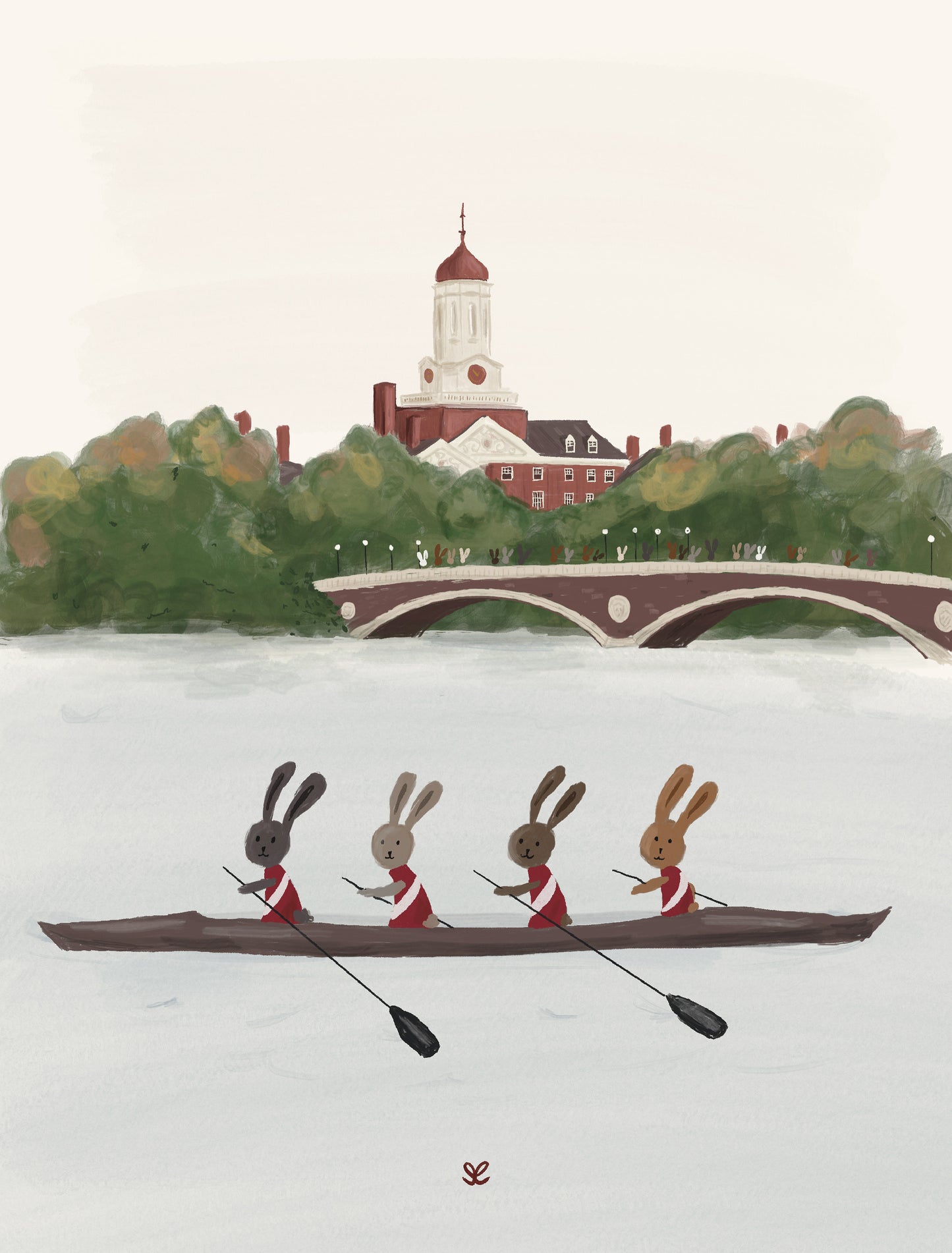 Bunny Regatta Print