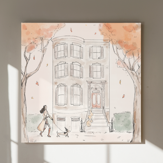 South End Stroll Print